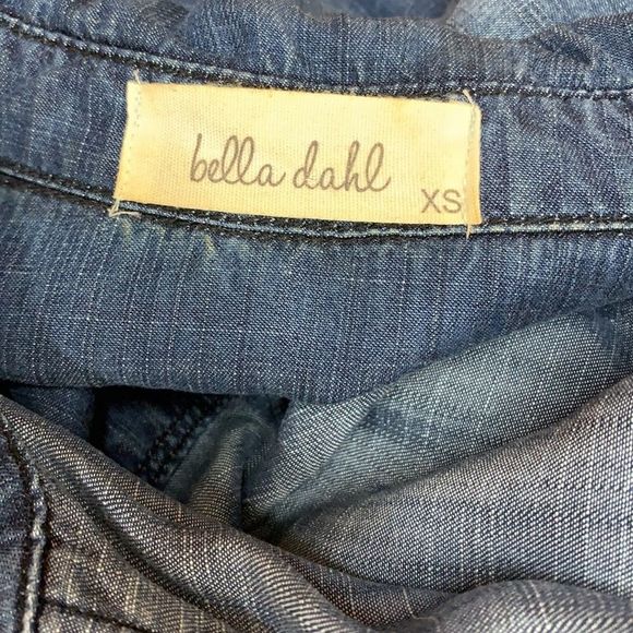 SzXS Bella Dahl Denim Button Down Shirt - Picture 5 of 5